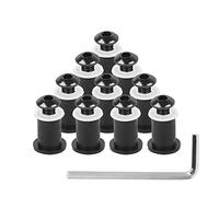 Compatible With Ducati 10Pcs/Set M5X15mm Motorcycle Fairing Screws Bolts Kit Body Mount Motocross Windscreen Windshield Screws Bolts Nuts Nutand Bolt Kit