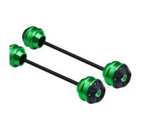 Compatible With Ducati For Monster 796 2010-2016 797 2017-2024 821 2014-2024 Motorcycle Parts Accessories Front Axle Fork Crash Sliders Wheel Protector Axle Sliders(Green,1 Pair)