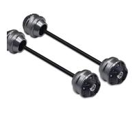 Compatible With Ducati For Monster 796 2010-2016 797 2017-2024 821 2014-2024 Motorcycle Parts Accessories Front Axle Fork Crash Sliders Wheel Protector Axle Sliders(Metallic,1 Pair)