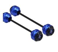 Compatible With Ducati For Monster 796 2010-2016 797 2017-2024 821 2014-2024 Motorcycle Parts Accessories Front Axle Fork Crash Sliders Wheel Protector Axle Sliders(Blue,1 Pair)