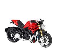 Compatible with Ducati Hypermotard SP, Mod STREETIGHTER S, 1:18 Mini Motorcycle Model Bicycle Street Bike Replica Gift Simulated Car Ornaments Multiple Colors(Monster 1200S)