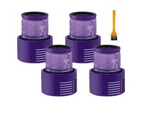 Compatible With Dyson V10 SV12 Cyclone Absolute Animal Total Clean Washable Hepa Post Filter Replacement Vacuum Cleaner Part Accessory (Color : 4 Pcs)