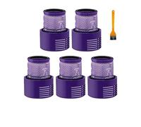 Compatible With Dyson V10 SV12 Cyclone Absolute Animal Total Clean Washable Hepa Post Filter Replacement Vacuum Cleaner Part Accessory (Color : 5 Pcs)