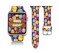 Compatible With Easter Eggs Apple Watch 38/40/41/42/44/45/46/49mm For Women Men,Soft Silicone Easter Gifts Decorations Replacement Wristband Band For Iwatch Series 11 10 9 8 7 6 5 4 3 2 1 SE.42mm/44mm