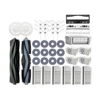 Compatible With Ecovacs Deebot X1 OMNI / T10 OMNI Robot Vacuum Cleaner Spare Parts, Rubber/Side Brush, Cover,Hepa Filter, Mop Rag, Dust Bag (Color : 43pcs)