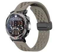 Compatible with EIGIIS KE3 Smartwatch Bands, 22mm Silicone Magnetic Sport Replacemet Band Straps for KE2, KE3, KE5, KE6, K22, K27, K52, K55, K56, K57, DM50, HM09, I32, S35,S66 Military Smart Watch