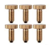 Compatible with Electric Guitar Tremolo Bridge Fine Tuning Screws Set of 6 Compatible with Floyd Rose(Gold)