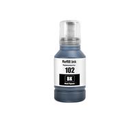 Compatible with Epson 102 / 127ml Ink Black (Printing ink - Pigment)