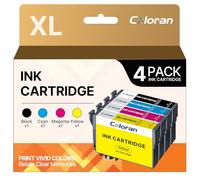 604XL Ink Cartridges Replacement for Epson 604 XL Ink Cartridge for Epson Expression Home XP-2200 XP-2205 XP-3200 XP-3205 XP-4200 XP-4205, Workforce WF-2910DWF WF-2930DWF WF-2935DWF WF-2950DWF 4pack