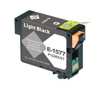 Compatible with Epson T1577 / 29.5ml Ink Light black (Ink cartridges - Pigment)