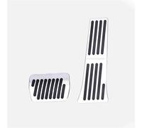 compatible with Explorer U625 2020 2021 2022 AT Car Foot Pedals Gas Accelerator Brake Stainless Steel Non-slip No Drilling Pedal Pads Fuel Car Pedals Cover (Color : 3pcs Black)(2pcs Silver)