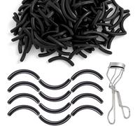 Compatible with Eyelash Curler Refills, 100 Pack Silicone Eye Lash Curlers, Silicone Rubber Universal Eye Lash Curler Refill Pads Compatible with Eyelash Curler