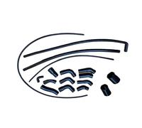 Compatible With Ferrari For 360 For Modena Radiator Coolant Hose Air Intake Tube Overflow Pipe Accessories 181757 Radiators Overflow Hose(Black)