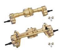 Compatible With FMS For FCX18 For FCX24 1/24 RC Car Part Accessories Brass Front Rear Axle RC Upgrade Part Protector RC Front Rear Axle