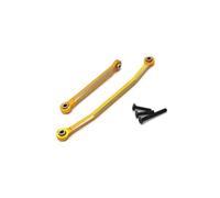 Compatible With FMS For FCX24 1/24 RC Crawler Car Upgrades Parts Modification Spare Metal Steering Rods Linkage Tie Link RC Car Accessories(Yellow)