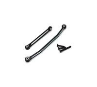 Compatible With FMS For FCX24 1/24 RC Crawler Car Upgrades Parts Modification Spare Metal Steering Rods Linkage Tie Link RC Car Accessories(Black)