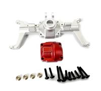 Compatible With FMS For FCX24 1/24 RC Crawlers Car Upgrade Enhances Parts Accessories Aluminum Alloy Front Rear Axle Housing RC Front Rear Axle(Silver,Front)