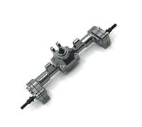 Compatible With FMS For FCX24 For Xiaoqi Crusher K5 1/24 RC Car Upgrade Parts Metal Front Rear Portal Bridge Axle Differential Assembly RC Car Front Rear Axle(Grey,Rear)
