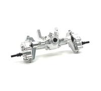 Compatible With FMS For FCX24 For Xiaoqi For Crusher 1/24 RC Models Portal Axle Upgrade Kit Aluminum Front Rear Axle Assembly RC Front Rear Axle(Silver,Front)