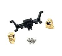 Compatible With FMS For Xiaoqi For FCX24 1/24 RC Car Upgrade Parts Modification Spare CNC Front Axle Housing Steering Cup RC Car Accessories(Black)