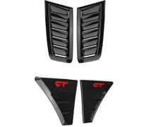 Compatible With Focus Rs St Mk2 Mk3 2004-2012 Car Front Engine Hood Bonnet Vents Air Inlet Side Fender Vent Air Outlet Decoration Stickers Cover Car Bonnet Vent