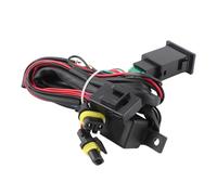 Compatible with Fog Light Switch Wiring Kit, 12V Universal, 40A Relay, 10.7ft Cable, Black, LED Compatible