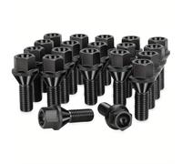 Compatible With For 1' E81 2006-2011 1' E87 2003-2007 20Pcs 12x1.5 Lug Bolts 12mmx1.5 Wheel Studs 28mm Shank Wheel Bolts Wheel Bolts