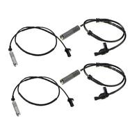 Compatible With For 1 E81 E87 E88 116D/i 118D/i 120d/i 3 E90 E91 E92 Front Rear Left Right ABS Wheel Speed Sensor For 34526762465 34526762466 ABS Wheel Sensor(4 pcs 3452-6762-466)