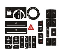Compatible With For A2 1996 1997 1998 1999 2000 2001 2002 2003 Car Button Stickers Knob Switch Interior Decals Decoration Accessories Car Button Cover Trim