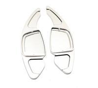 Compatible With For A4 S4 2020-2024 For A7 2019-2020 Car Steering Wheel Gear Extend Shift For Up Down Paddles Mouldings Performance Accessory(Silver)