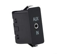 Compatible With For Bmw 1 3 5 6 7 Series X1 X3 X5 X6 Z4 E60 E61 E81 E87 E90 Aux Audio Input Socket Adapter Oe 6930561 Black Plastic Car Stereo Interface Jack Replacement Part For Vehicle Multimedia
