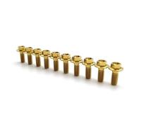 Compatible With For CRF For CRM250 For XR230 400 Motocycle M6*1.0 Bike Disc Brake Rotor Fixing Bolts Hub For Titanium Screw