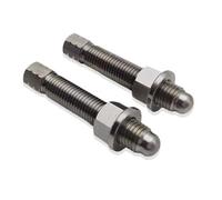 Compatible With For CRF250R 2004-2020 For CRF250RX 2019-2020 For CRF250X 2004-2017 Motorcycle Rear Axle Blocks Chain Adjuster Bolt Nuts