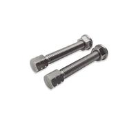 Compatible With For CRF250X 2004-2017 For CRF450X 2005-2020 For CRF250L 2005-2020 Motorcycle Rear Axle Blocks Chain Adjuster Bolt Nuts