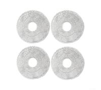 Compatible With For Dreame For Mova E40 Ultra Robot Vacuum Mop Cloths Washable Reusable Cleaning Pads For Hard Floors For Pet Hair Removal Install Microfiber Towels Essentials 4 Pack(A)
