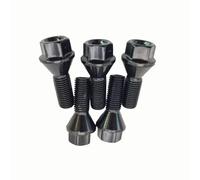 Compatible With For E46 325 E90 E39 E60 E53 For X1 X2 X3 X4 X5 X6 Z4 5PCS/20PCS Wheel Lug Bolt Nuts M12X1.5 M14X1.5 M14X1.25 Wheel Bolts(5PCS,M14x1.5)