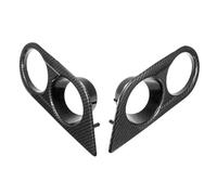 Compatible With For E46 M3 2001 2002 2003 2004 2005 2006 2PCS Car Front Bumper Grill Fog Light Cover Grille Trim Accessories Fog Lamp Grill(Carbon Fiber)