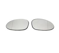 Compatible With For E90 E91 2005 2006 2007 For E92 E93 2006 2007 2008 2009 Car Left Right Rearview Wide Angle Heated For Wing Mirror Glass Car Wing Mirror parts(White,2pcs)