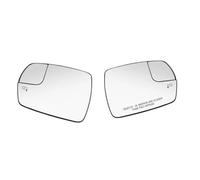 Compatible With For Edge 2015 2016 2017 2018 Car Left Right For Wing Heated Rearview Mirror Glass Side Mirror White Lens FT4Z17K707G FT4Z17K707H Car Wing Mirror parts(2pcs)