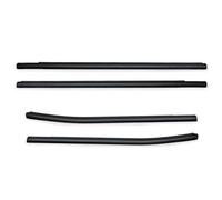 Compatible With For Everest 2016-2022 For Ranger T6 Double Cab 4-Door 2011-2021 4pcs Outer Windows Sealing Belt Trim AB3926201A39AE Car window Seal Strip
