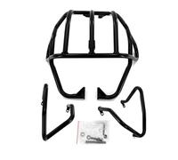 Compatible With For F650GS For Dakar 2000-2007 Motorcycle Accessories Upper Lower Engine Guard Crash Bar Highway Race Rail(BLACK-1 Set)