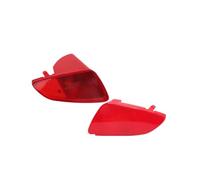 Compatible With For Fiesta MK8 2017-2023 Car Rear Bumper Left Reflector Warning Light Right Fog Lamp Cover Cap Red Lens Rear Fog Reflector(1Pair)