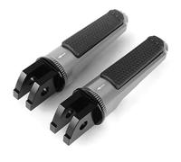 Compatible With For FJR1300A AS 2013-2019 For FZ6 2004-2008 For MT-07 2014-2019 Motorcycle Front Rider Foot Pegs Pedals Footrest Accessories Motorbike Footrests(Grey)