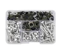 Compatible With For FZ1 For XJ6 For Xmax300 For Nmax125 177PCS Motorbike Body Screws Nut Fairing Bolts Screws Bolt Kit Bolts Studs Nuts