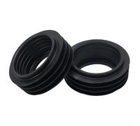 Compatible With For Geberit Internal Flush Pipe Rubber Cone Seal 40mm Model 119.668.00.1 Black 60x42x25mm Toilet Cistern Connector Gasket 2 Pieces