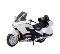 Compatible with for Goldwing Alloy 1:12 Racing Motorcycle Model Simulation Diecasts Not Include Battery(White)