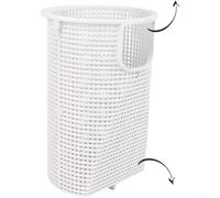 Compatible With For Hayward For Super Ii Pump Filter Basket Spx3000m Replacement Skimmer Part Plastic Design For Leaf And Grass Capture White Blue(B-207 White)