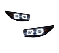 Compatible With For Highlander 2015 2016 2017 DRL Brake Turn Signal Lamp Car Lamp Front Bumper Headlight Assembly Driving Lamp Headlights Assembly