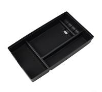 Compatible with for Lexus for RX 450h+ 500h 2023 2024 this black ABS plastic storage accessory functions as a central armrest box and front interior organizer providing enhanced automotive storage