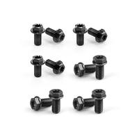 Compatible With For Light X S L1E X160 X260 M5X10 M6X13 Front Rear Brake Disc Pad Screws Nuts Third Party Accessory(Set Black)